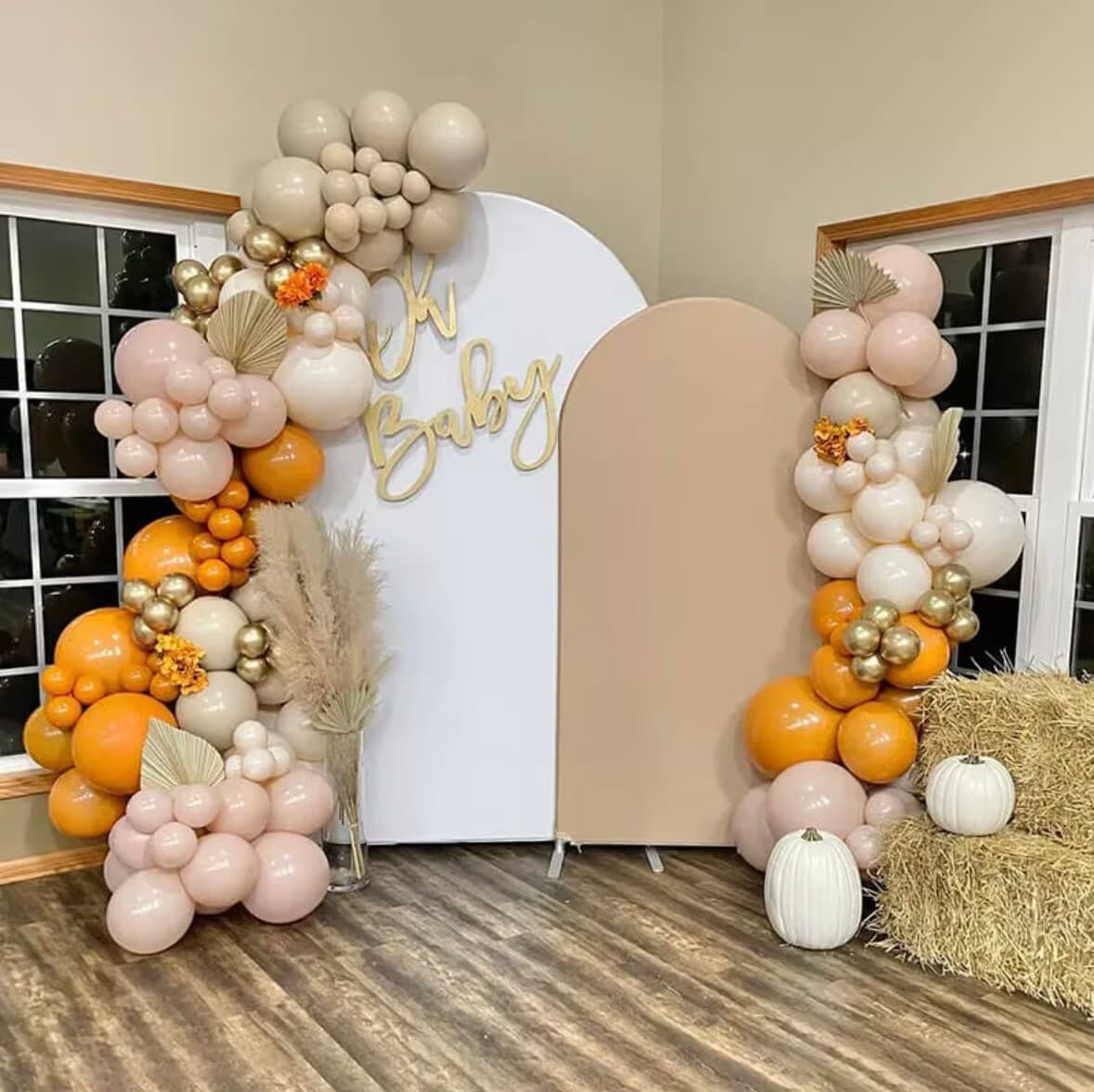 Fall Themed Balloon Arch